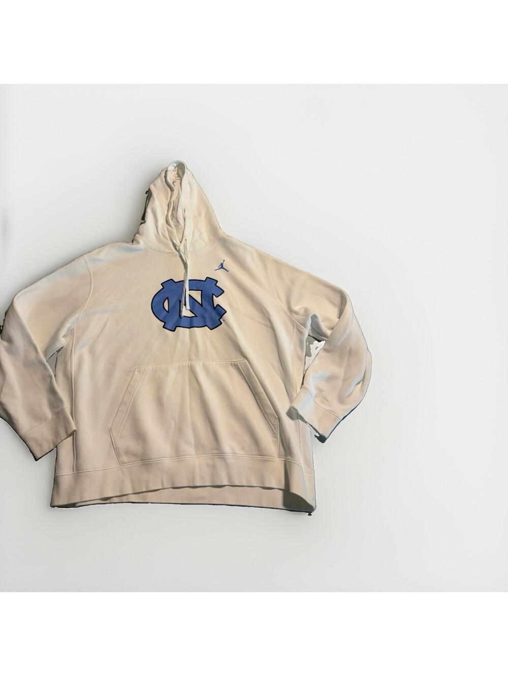Nike UNC North Carolina Tar Heels Hoodie Mens Size 2XL White Pullover Fleece
